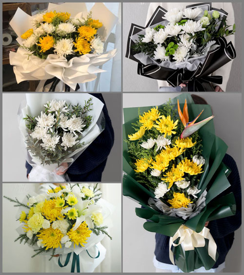 广东湛江市吴川市浅水镇双塘村白事花束代送